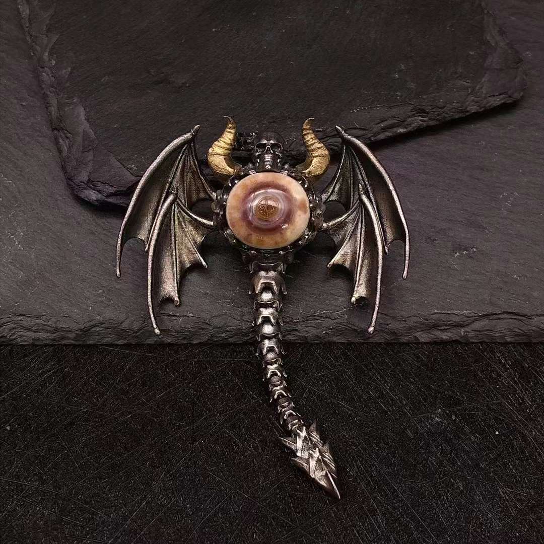 Evil Eye Silver with Agate Eyeball